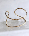 Hammered Wrap Adjustable Cuff