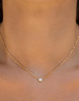 Star Stone Necklace | Clear