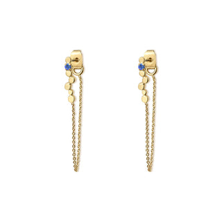 Felicie Chain Earrings Earrings BDM Studio Sapphire  