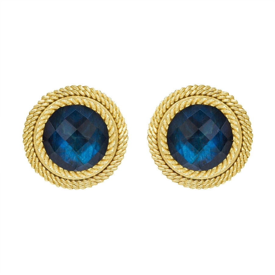 Molly Studs | Labradorite