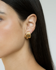 Gemma Statement Studs | Gold
