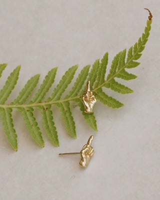 Gesture Stud Earrings