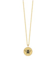 Inlay Pendant Necklace | Bee Motif