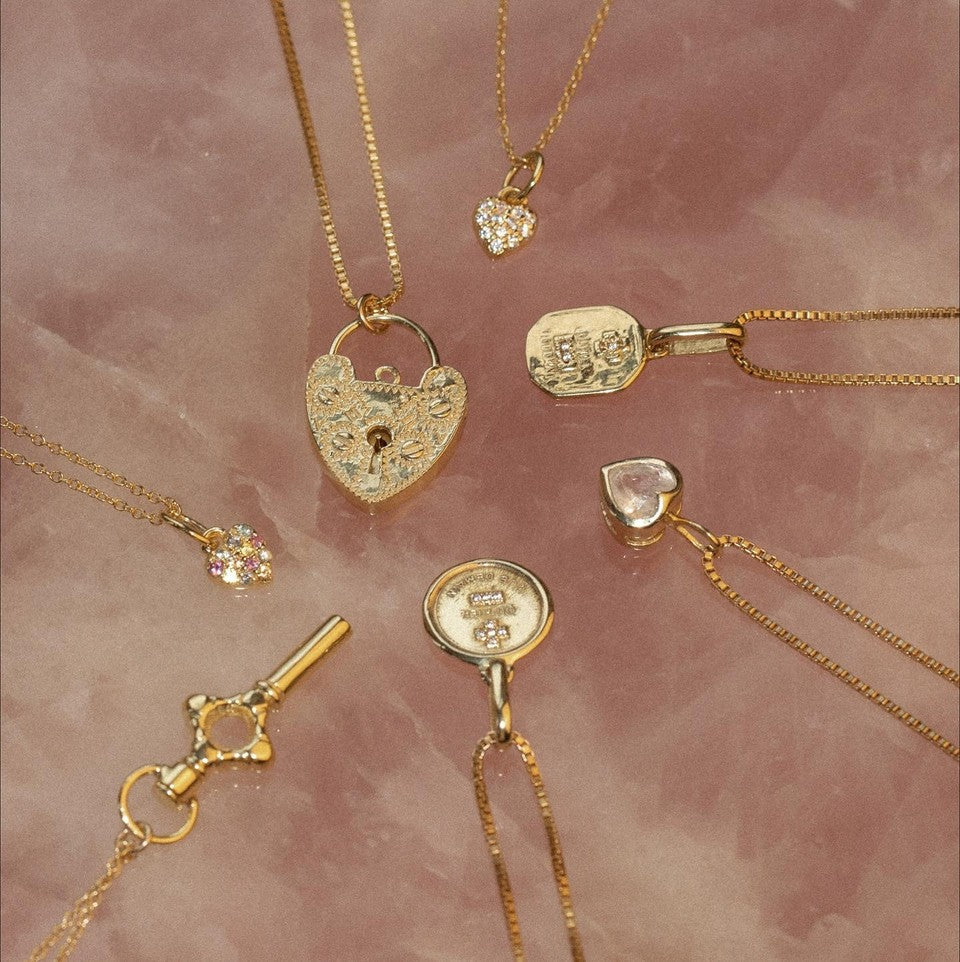 Love Token Necklace | Round Necklaces Leah Alexandra   