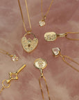 Love Token Necklace | Round Necklaces Leah Alexandra   