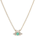 Emerald Spear Necklace | 14K