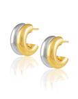 Kylie Two Tone Hoops