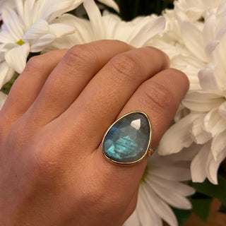 Labradorite Gemstone Ring