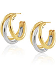 Lexi Tri Hoop Earrings