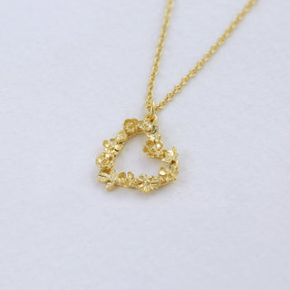 Floral Heart Charity Necklace