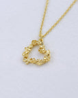Floral Heart Charity Necklace