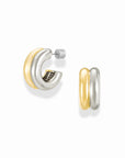 Nolan Two-Toned Hoops