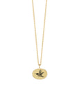 Oval Hummingbird Necklace Necklaces Anzu   