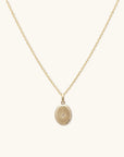 Petite Oval Diamond Locket