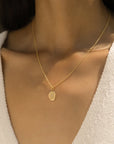 Petite Oval Diamond Locket