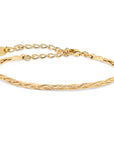 Rose Bangle Bracelet