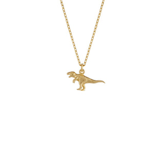 Teeny Tiny T-Rex Necklace | 18K