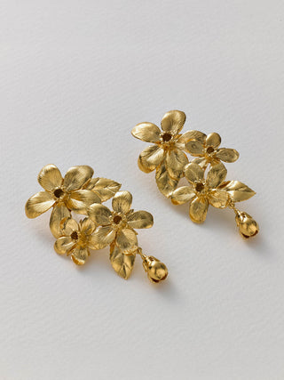 Flowering Apple Blossom Statement Earrings