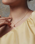 Cuckoo Flower Necklace with Pearl