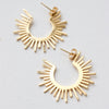 Sun Silhouette Hoops Earrings Katie Waltman Jewelry Large  