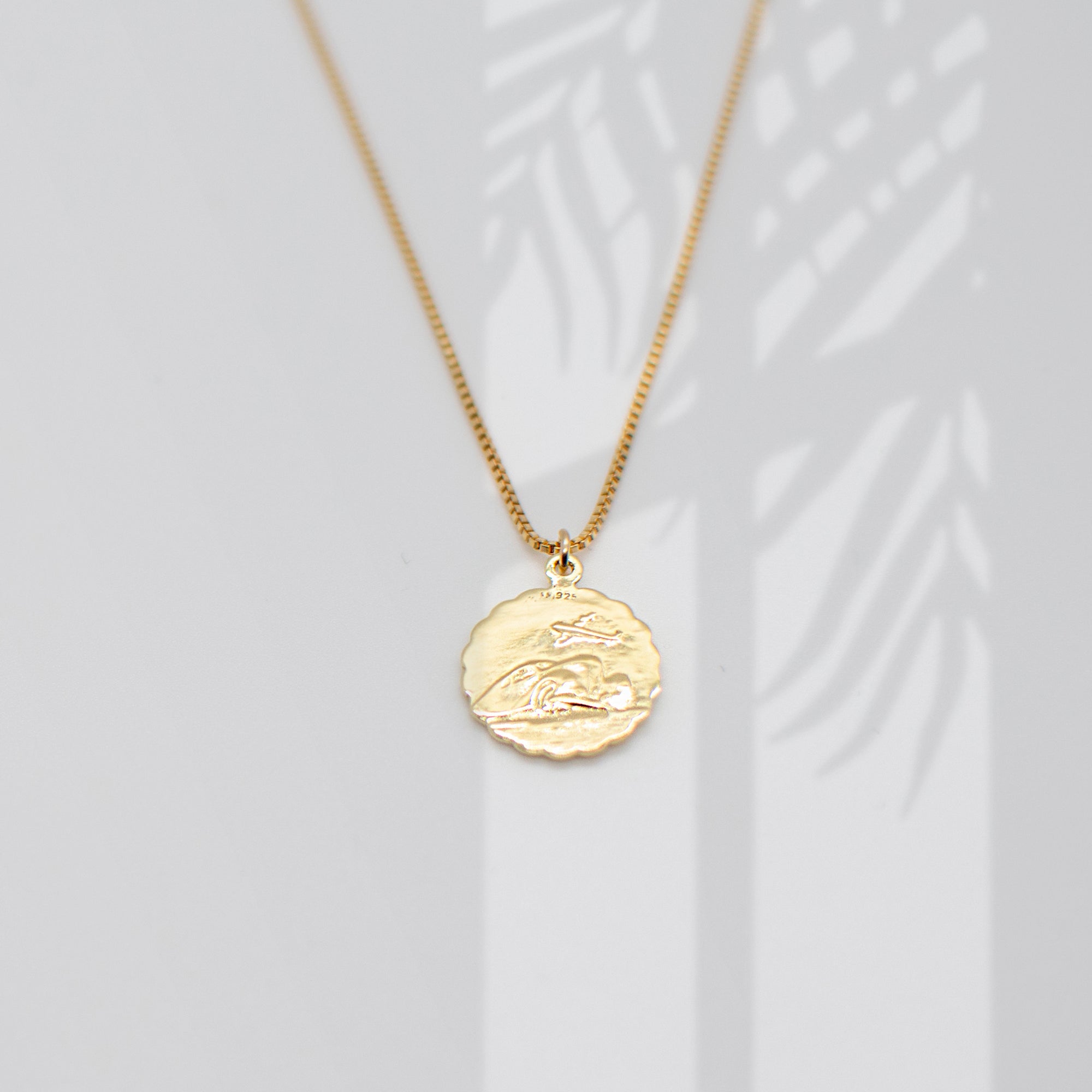 Saint Christopher Necklace | Gold Necklaces Leah Alexandra   