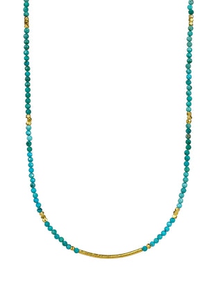 Zephyr Beaded Necklace Necklaces Lulu Designs Turquoise  