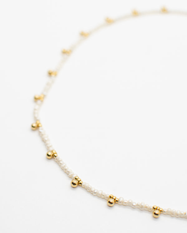 Khaya Beaded Gem Choker Necklaces P&K Pearl  