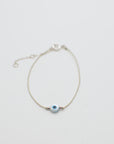 Mother of Pearl Eye Bracelet Bracelets P&K Gray/Silver  