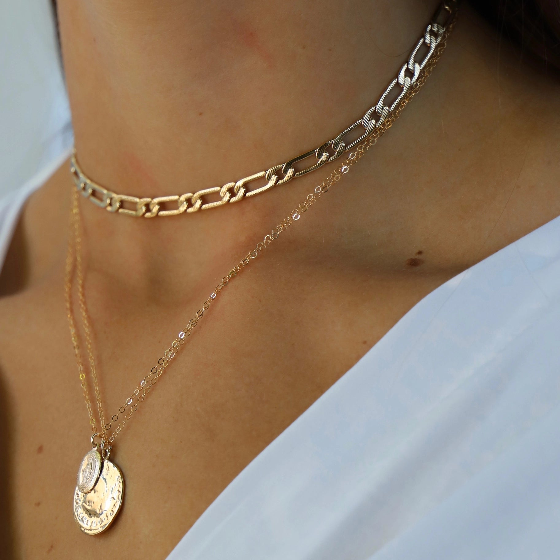 Cleopatra Chain Necklace Necklaces Katie Waltman Jewelry   
