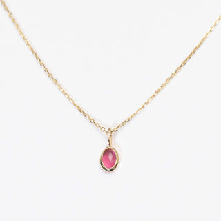 Pink Tourmaline Necklace | 14K Necklaces Four Twenty Three   