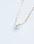 Betty One Pearl Necklace Necklaces P&K Yellow Gold  