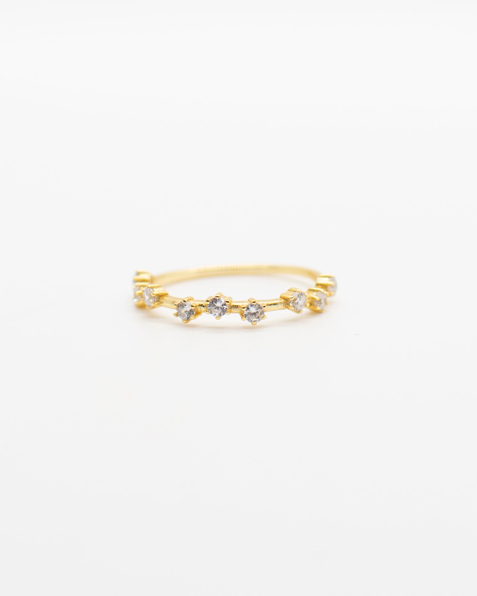 Constellation Prong Ring Rings P&K 5 White CZ 