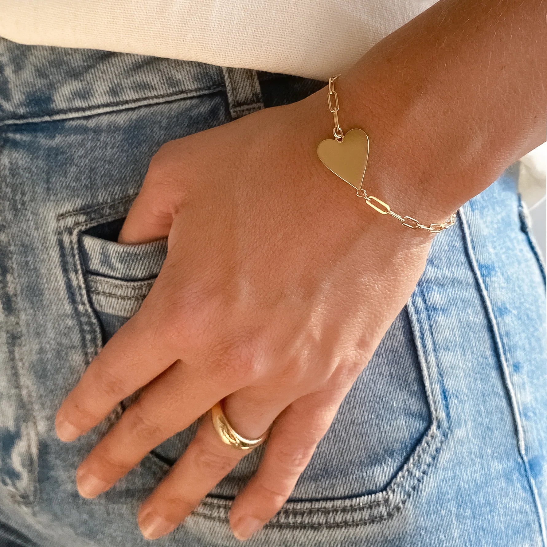 Amaya Heart Bracelet Bracelets THATCH   