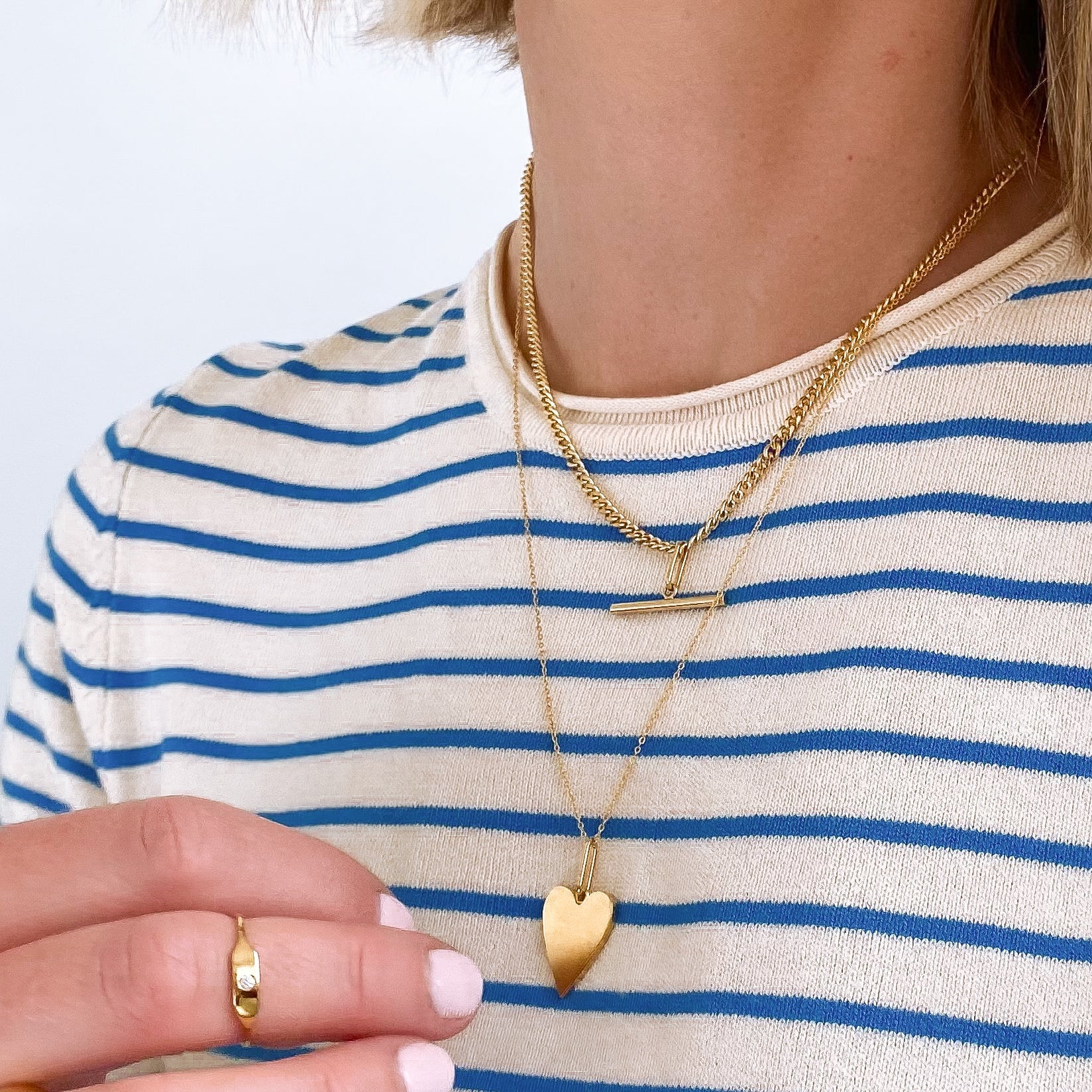 Amaya Heart Necklace Necklaces THATCH   