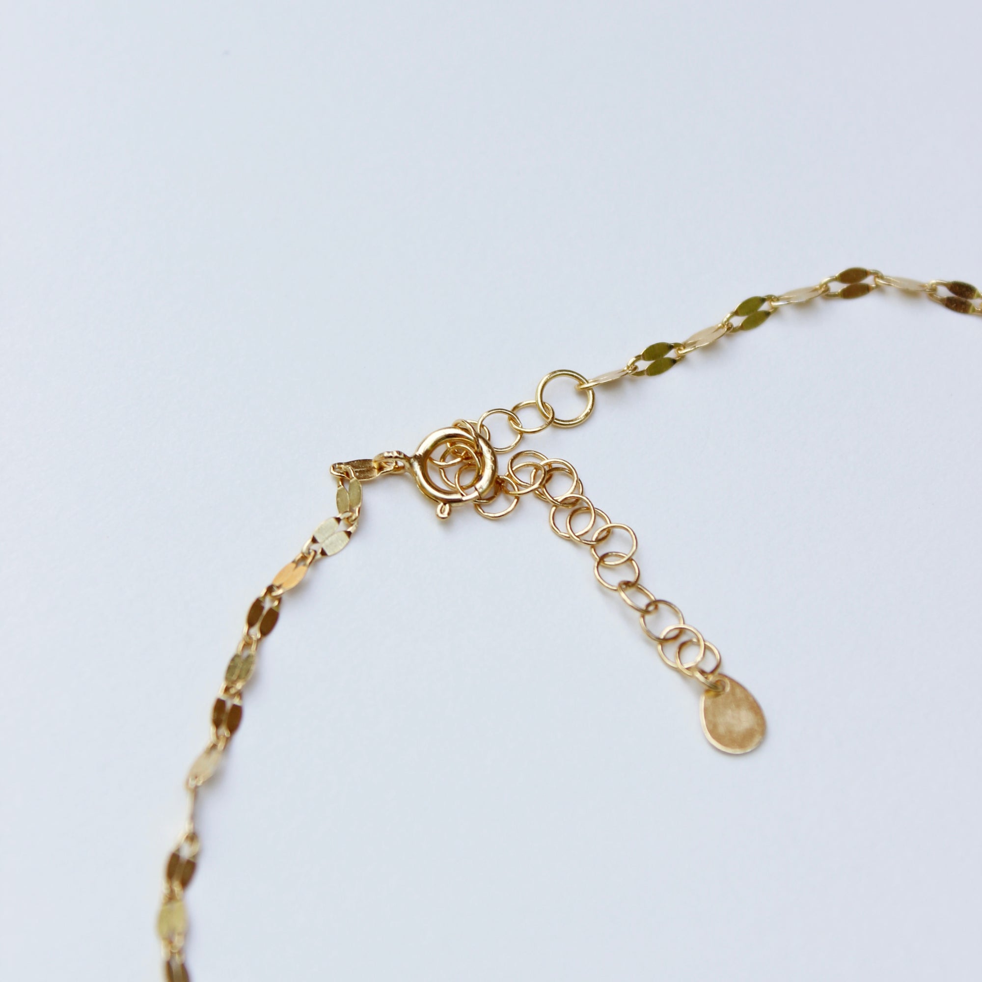 Double Strand Shimmer Coin Lariat Necklaces P&amp;K   