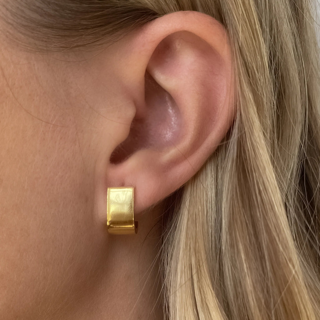 Chloe Hoop Earrings Earrings THATCH Gold  