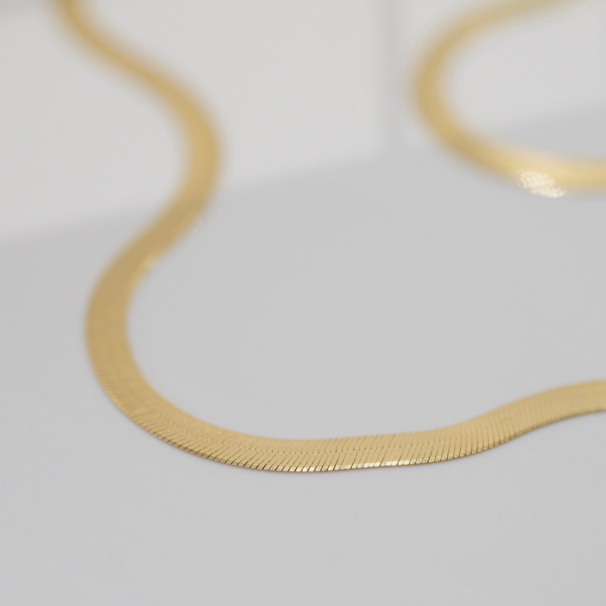Herringbone Chain Necklace Necklaces P&amp;K   