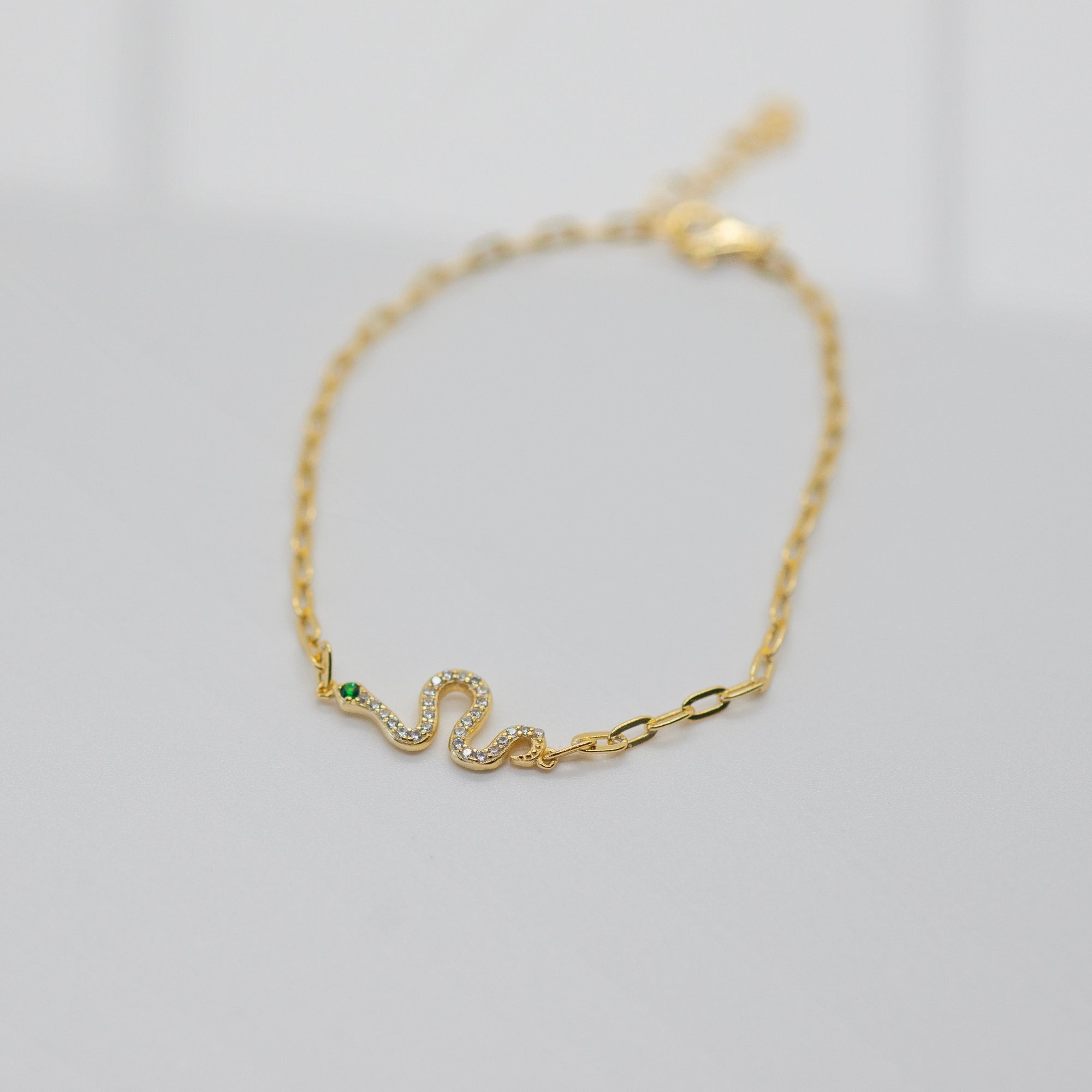 Snake Link Bracelet Bracelets P&K Yellow Gold  