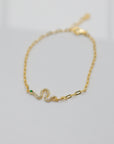 Snake Link Bracelet Bracelets P&K Yellow Gold  