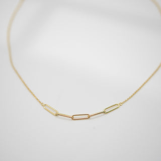 Five Links Choker Necklace Necklaces Jewelry Design Group Gold  