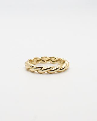 Oz Twisted Ring Rings P&K Yellow gold 6 
