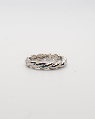 Oz Twisted Ring Rings P&K Silver 6 