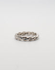 Oz Twisted Ring Rings P&K Silver 6 