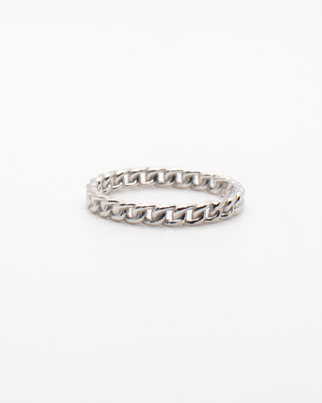 Mini Chain Ring Rings P&K Silver 5 
