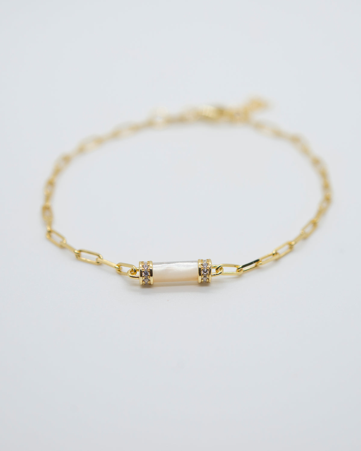 Alba Gemstone Bracelet Bracelets P&amp;K Mother of Pearl  