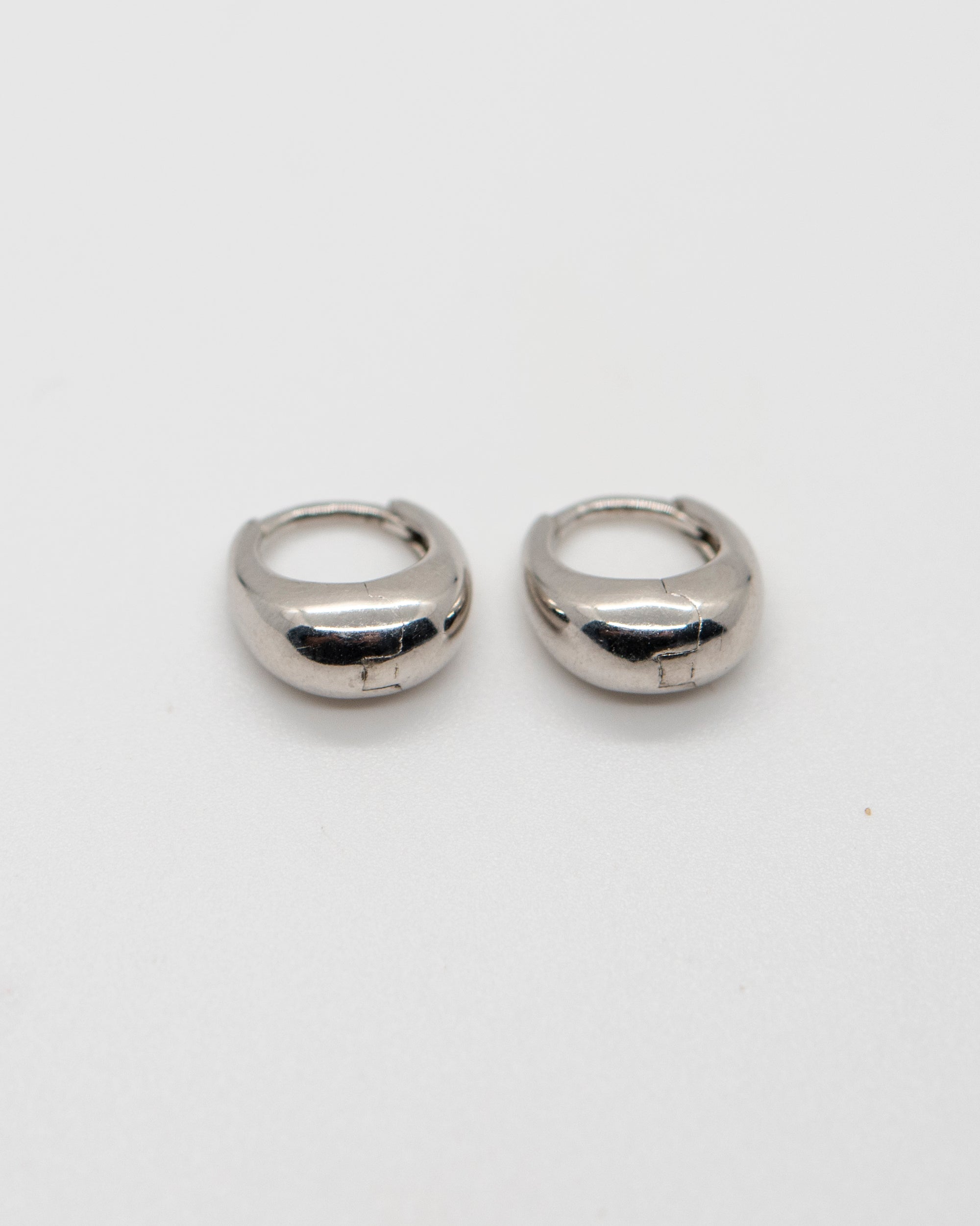 Tiny Thick Huggies Earrings P&K   