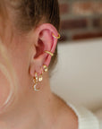 Lani Huggie Hoop Earring | Single Earrings P&K   