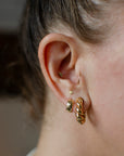 Chunky Twist Hoop Earrings Earrings P&K   