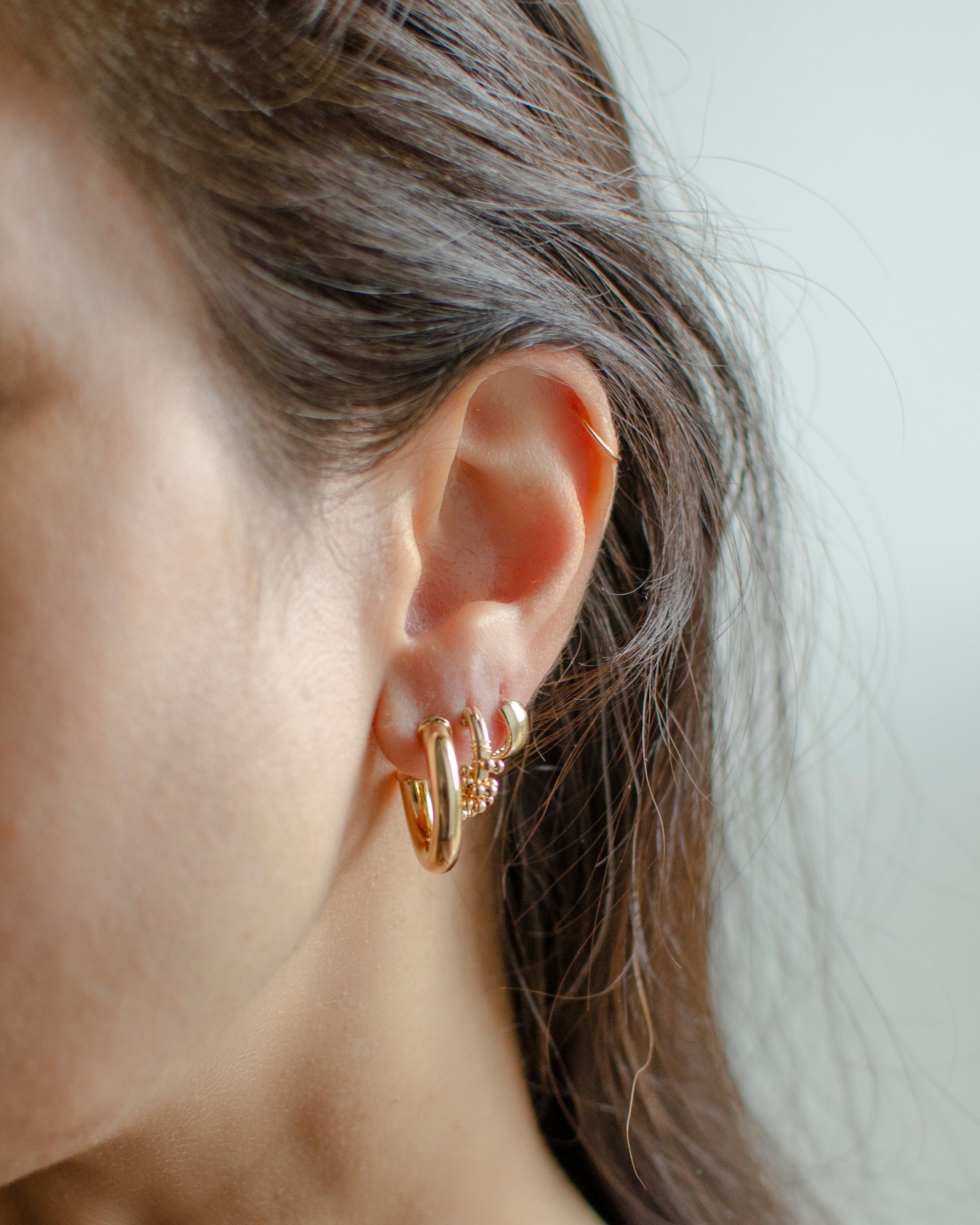 Classic Tube Hoops | Small Earrings P&K   
