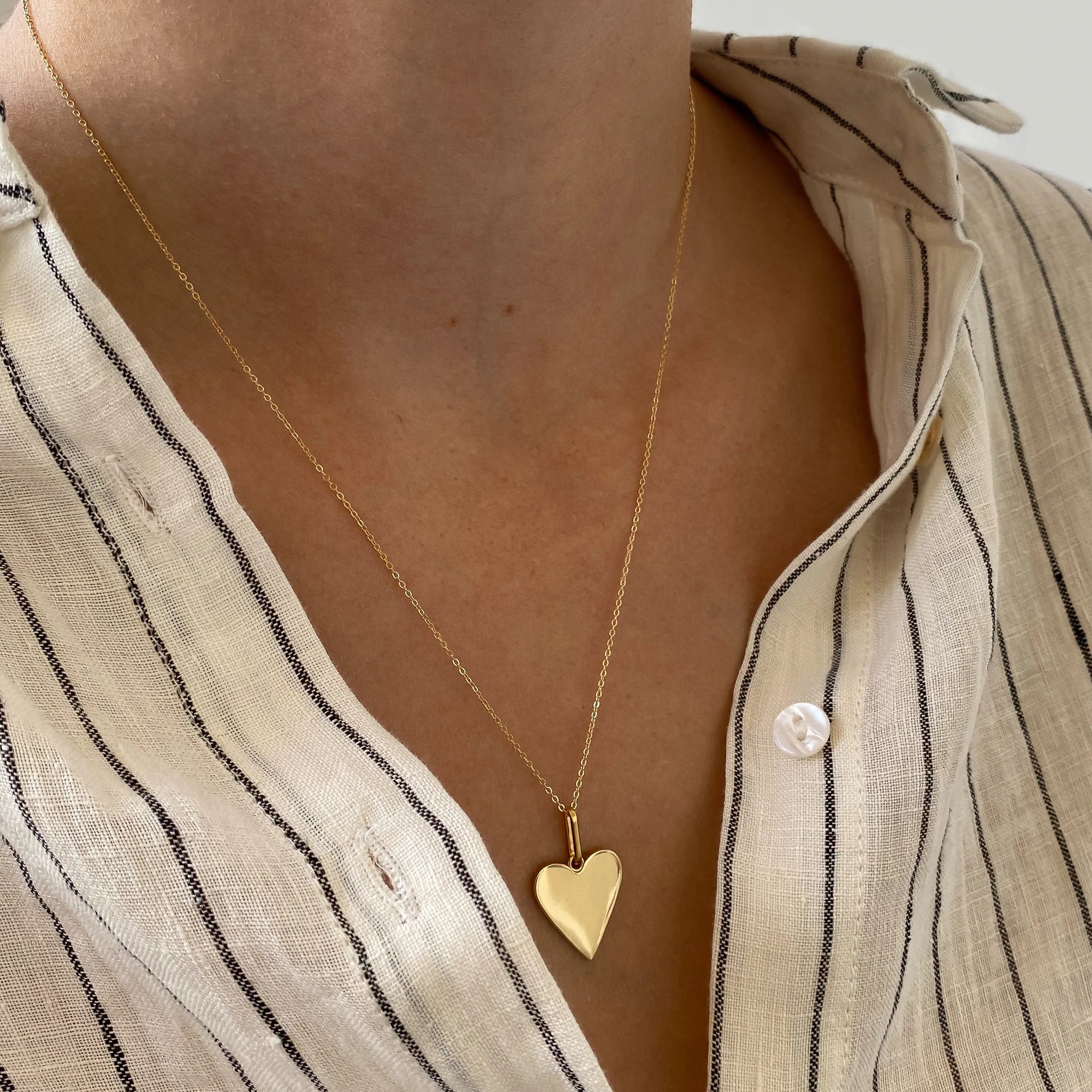 Amaya Heart Necklace Necklaces THATCH   
